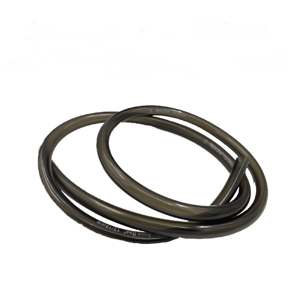 OzMarket Essentials | Pet Supplies | Aqua One Filter Hose PVC 1 Metre (12/16mm) - Transparent Grey Tubing