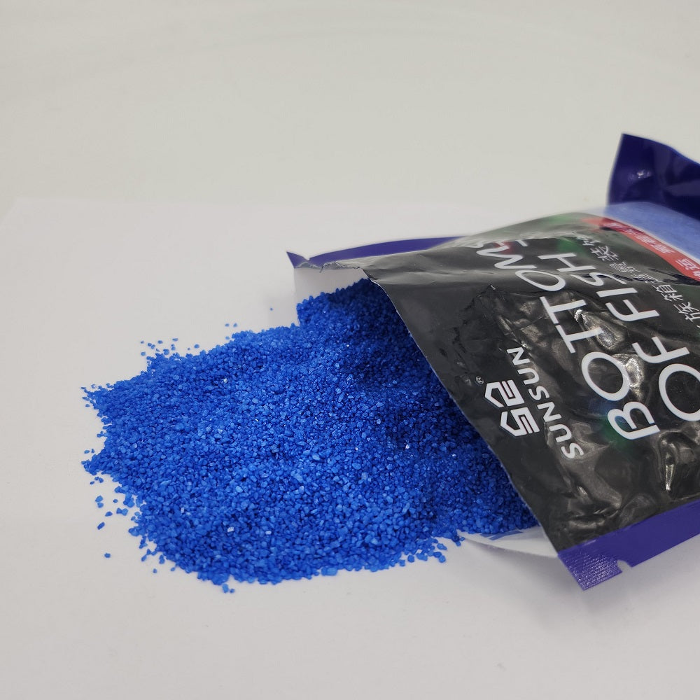 Sea Blue Quatz Sand 20-40um Aquarium Decorative Gravel Pebbles Stones Fish Tank Aquascape Terrarium