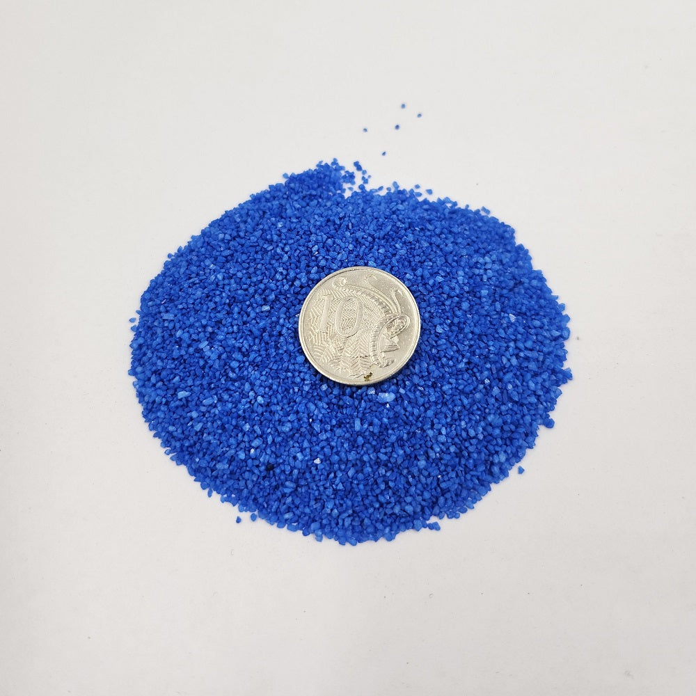 Sea Blue Quatz Sand 20-40um Aquarium Decorative Gravel Pebbles Stones Fish Tank Aquascape Terrarium