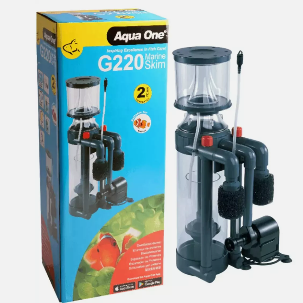 Aqua One Protein Skimmer 800L Marine Salt Water Aquariums ProSkim G220 50024