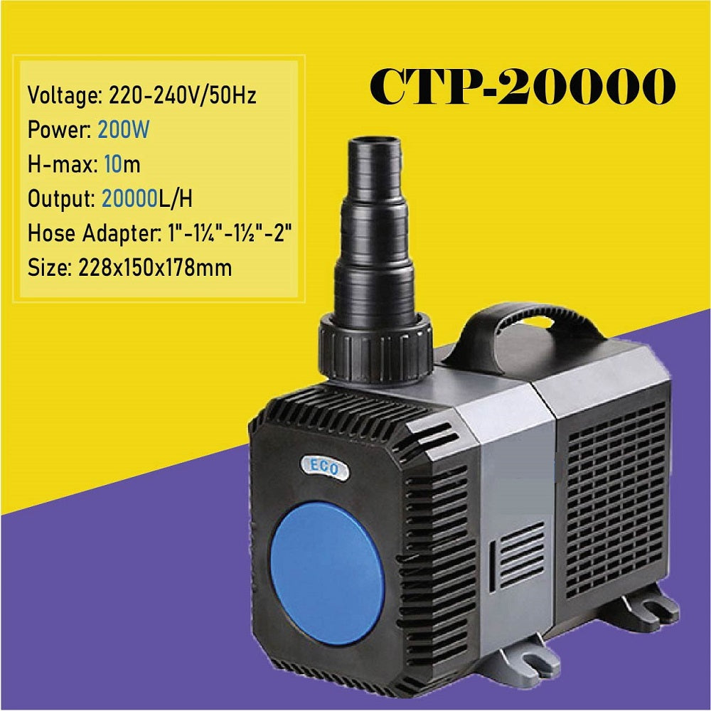 SUNSUN (Grech) CTP Submersible 18000~20000L/H Water Pump Aquarium Marine Fish Tank Fountain Pond