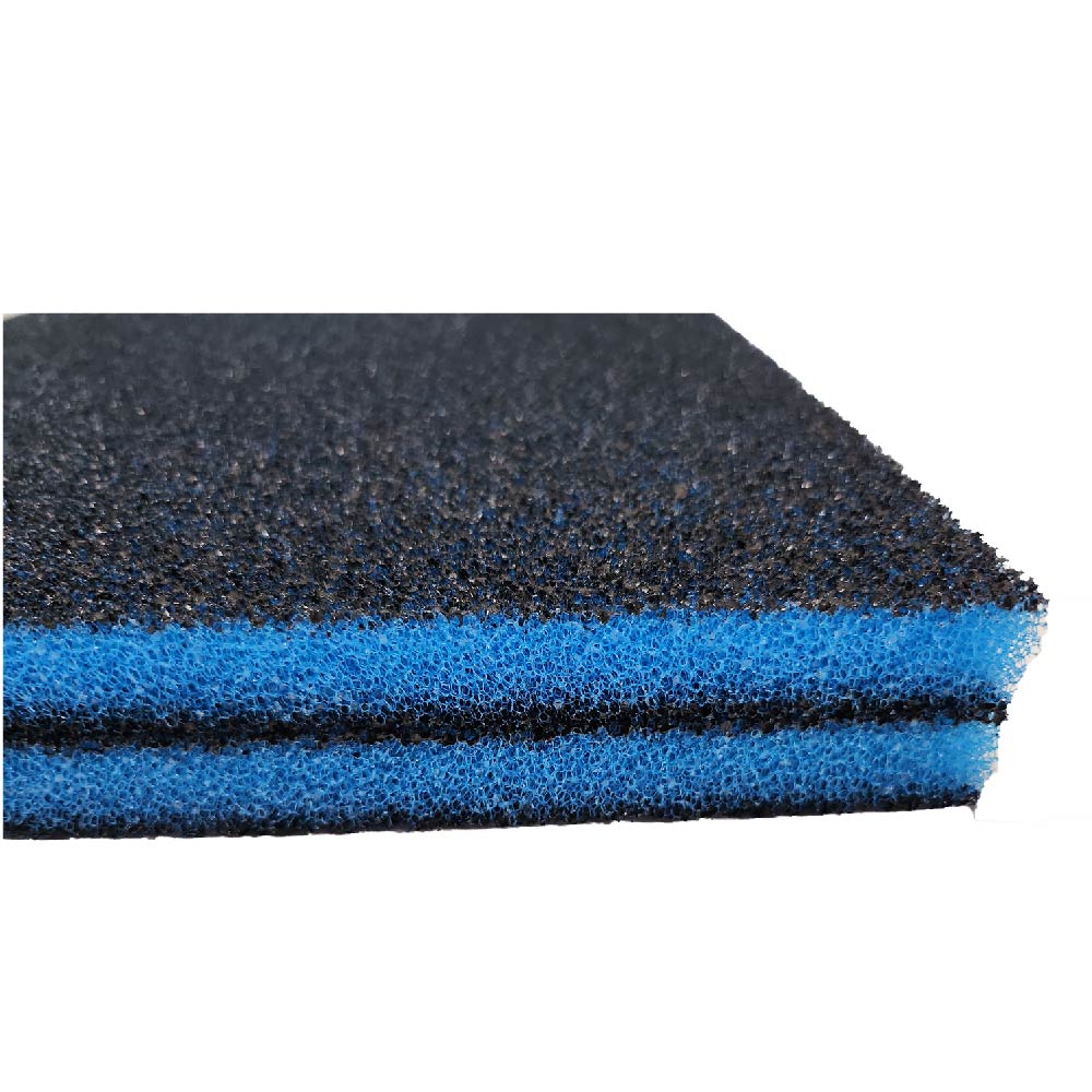 Sunsun 2pcs Brand New 40cm x 30cm x 2cm Charcoal Sponge Filter Aquarium Fish Tank Filter Accessory Media