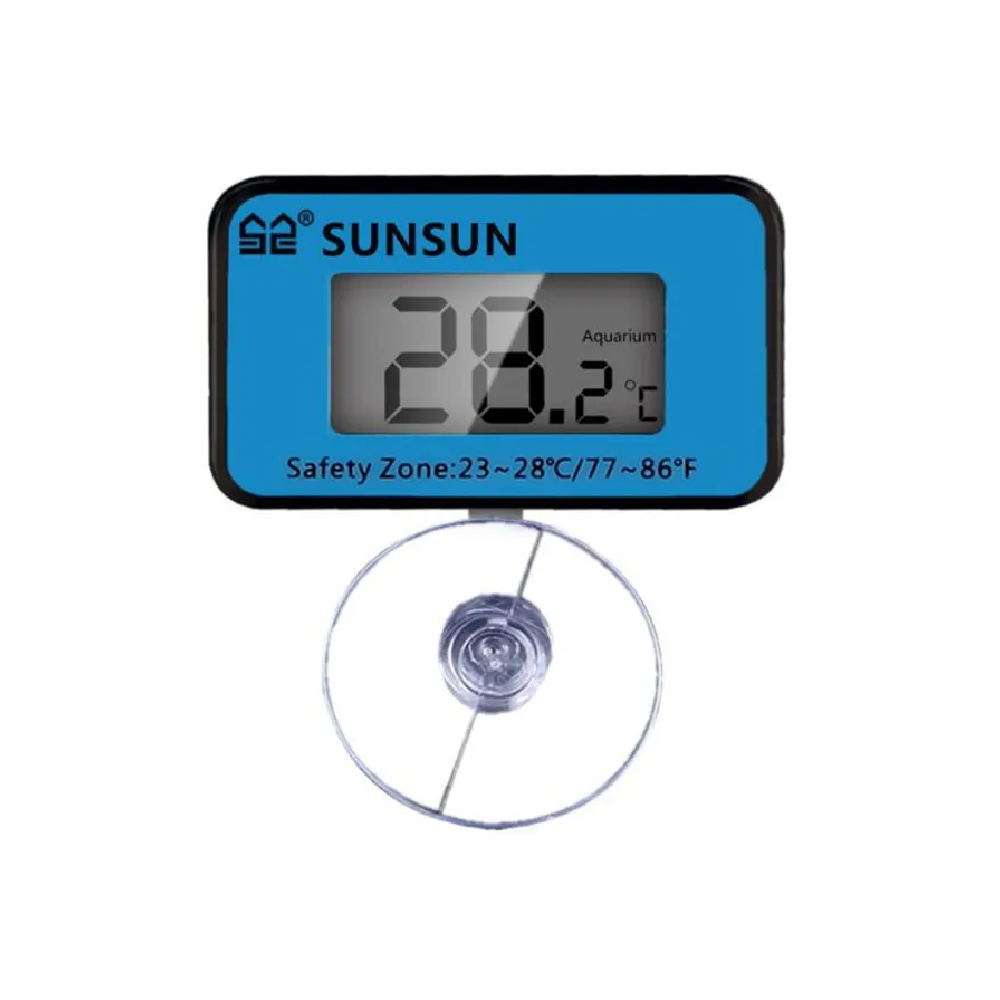 3pcs SUNSUN Digital LCD Fish Tank Thermometer Aquarium Temperature Meter