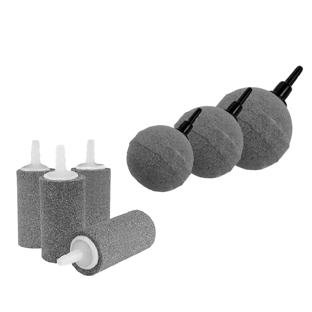 Aquarium Cylinder Round Air Stone Oxygen Bubbles Fish Tank Pond Pump