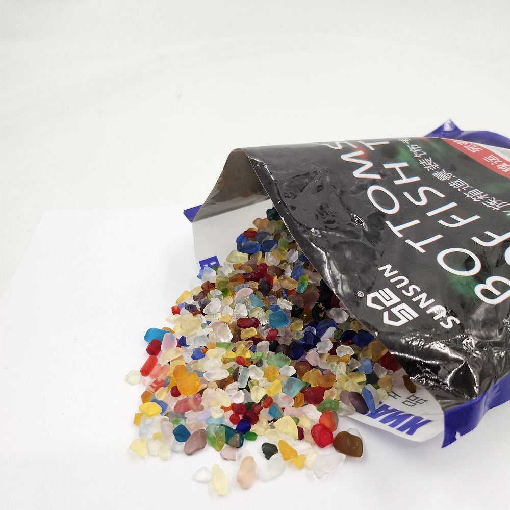 Multi-colour Crystal Stone 4-8mm Aquarium Decorative Gravel Pebbles Stones Fish Tank Aquascape Terrarium