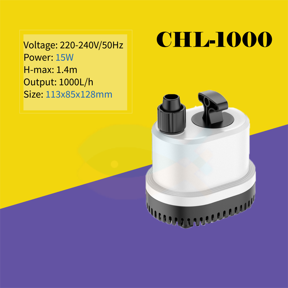 SUNSUN (Grech) CHL-1000L/H-4500L/H Aquarium Submersible Water Pump Fish Tank Fountain Pond