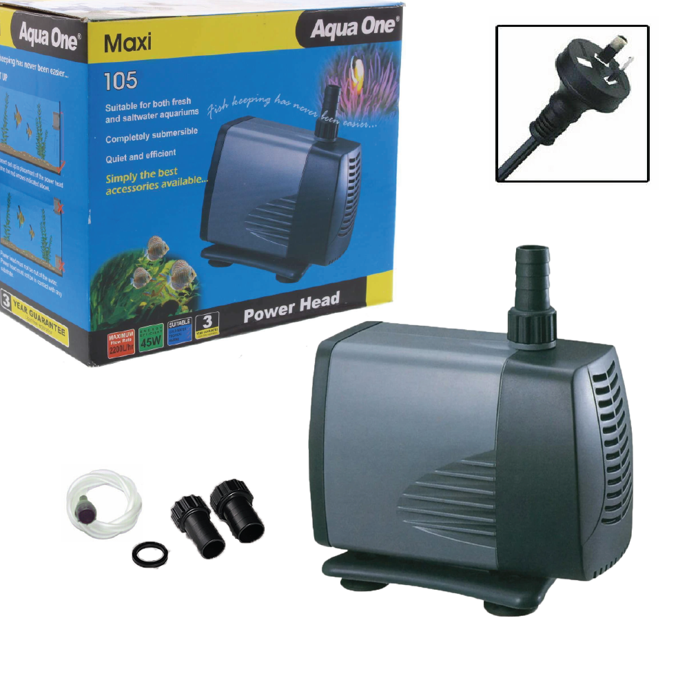 Aqua One Maxi 101/102/103/104/105/106 Powerhead Hydroponics Water Pumps