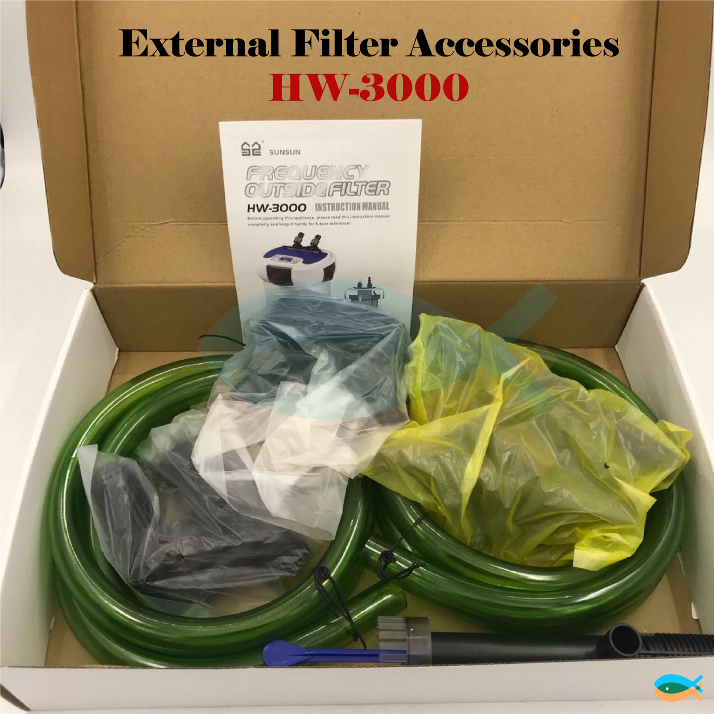 SUNSUN Genuine HW-3000 External Canister Filter Accessories Whole Set