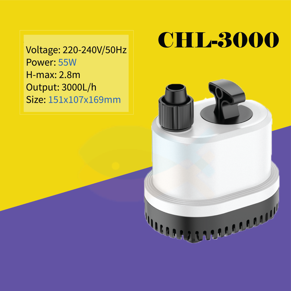 SUNSUN (Grech) CHL-1000L/H-4500L/H Aquarium Submersible Water Pump Fish Tank Fountain Pond