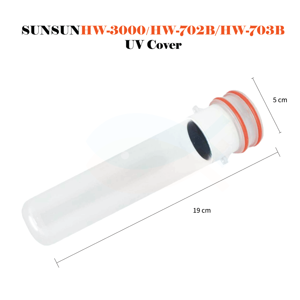 SUNSUN UV Tube Cover/sleeve HW-303B/304B/3000/702B/703B/704B External Filter