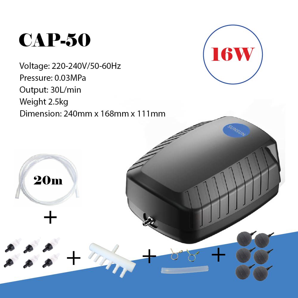 Sunsun CAP Series Outdoor 30L/m & 120L/m Electromagnetic Vibration Pond Aquarium Fish Tank