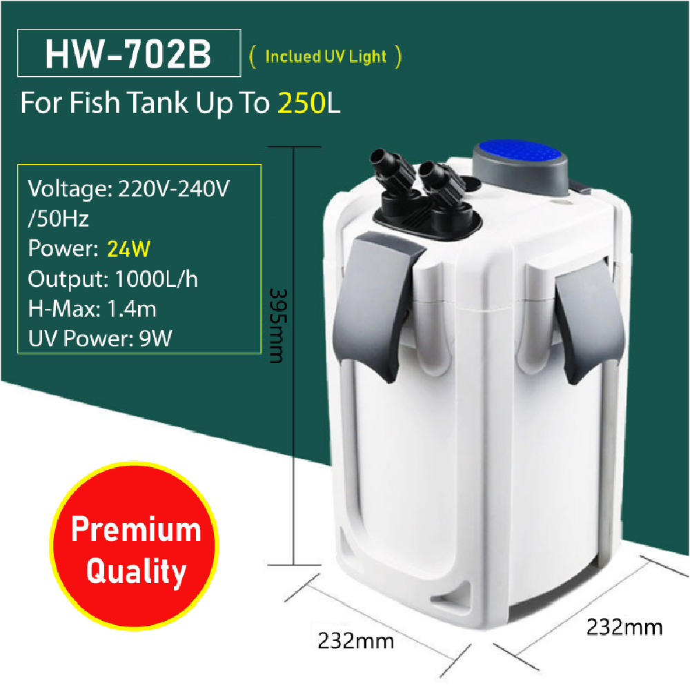 SUNSUN Genuine Replacement Barrel Head HW-702A/B - 1000L/H External Filter