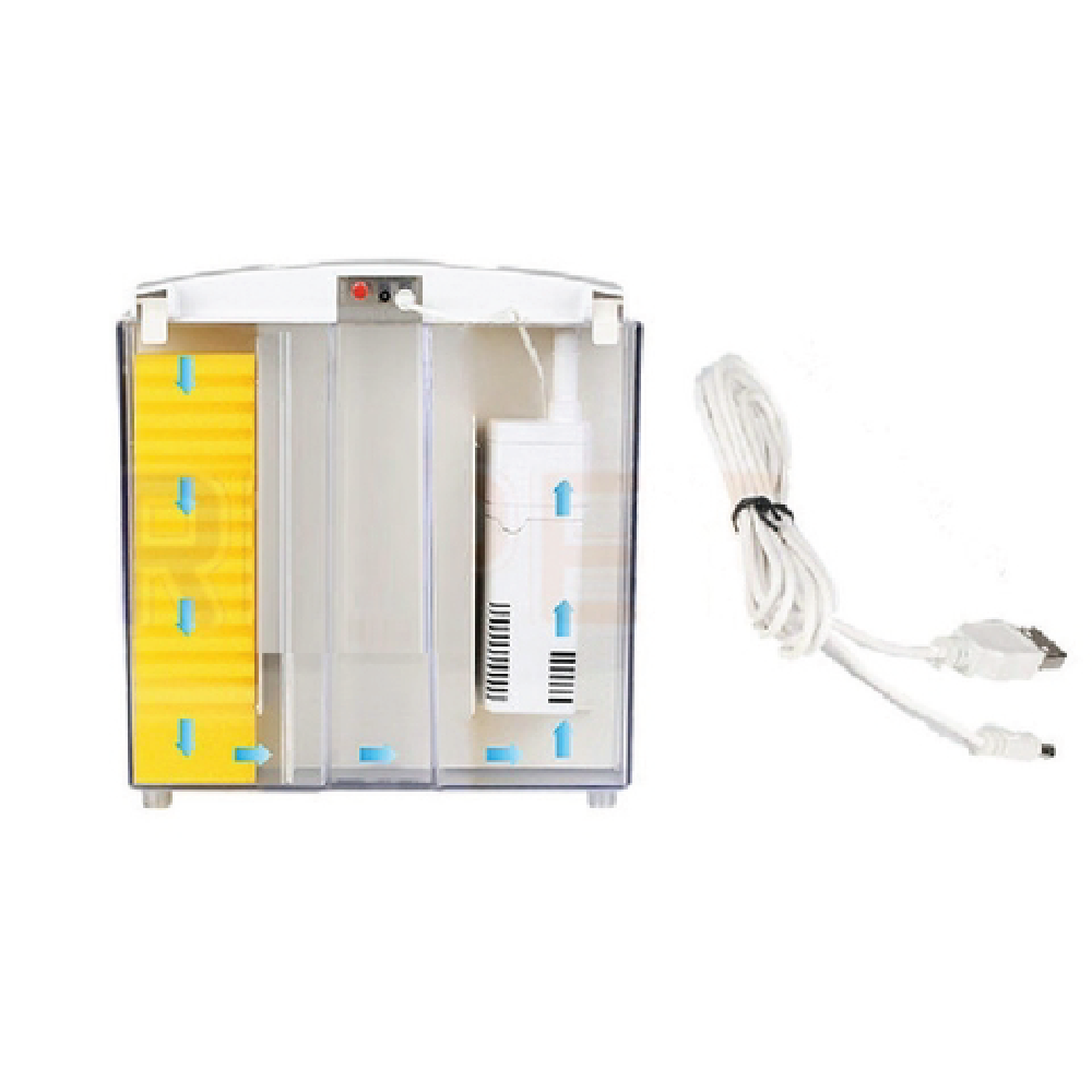 SUNSUN Small Desktop 4L Acrylic Ecological Fish tank with LED light and Filter