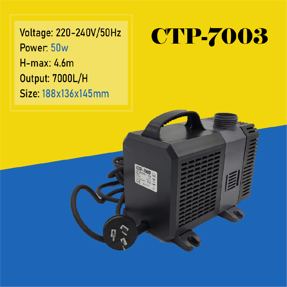 SUNSUN (Grech) Submersible 5000L/H-8000L/H Fountain pump with Fountain Heads