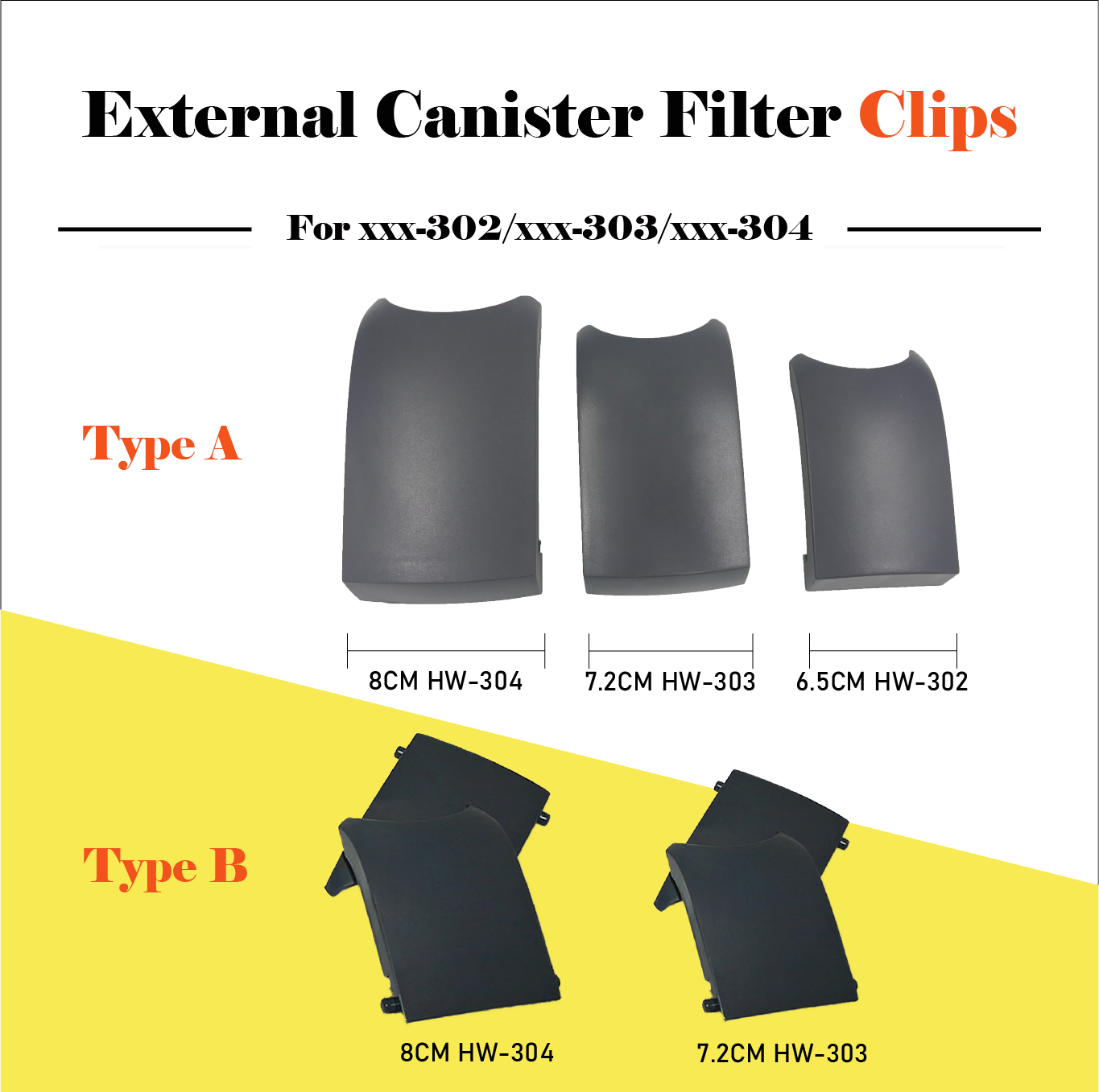 SUNSUN Genuine external canister filter clips HW-302, HW-303/303B, HW-304/304B