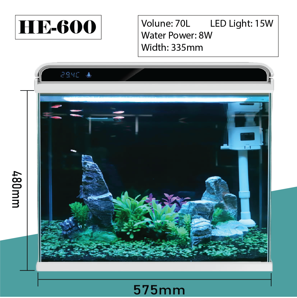 SUNSUN HE-600 70L Brand New Aquarium Fish Tank Complete Set with Cabinet