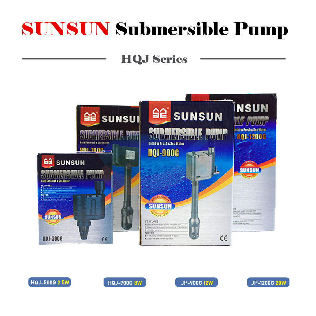 SUNSUN HQJ Multi-Function Submersible Pump Aquarium Water Pump Powerhead