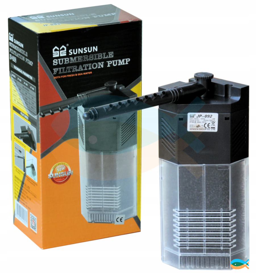 SUNSUN 18.5L ATK-350B Aquarium Fish Tank LED Light Filter Complete Set