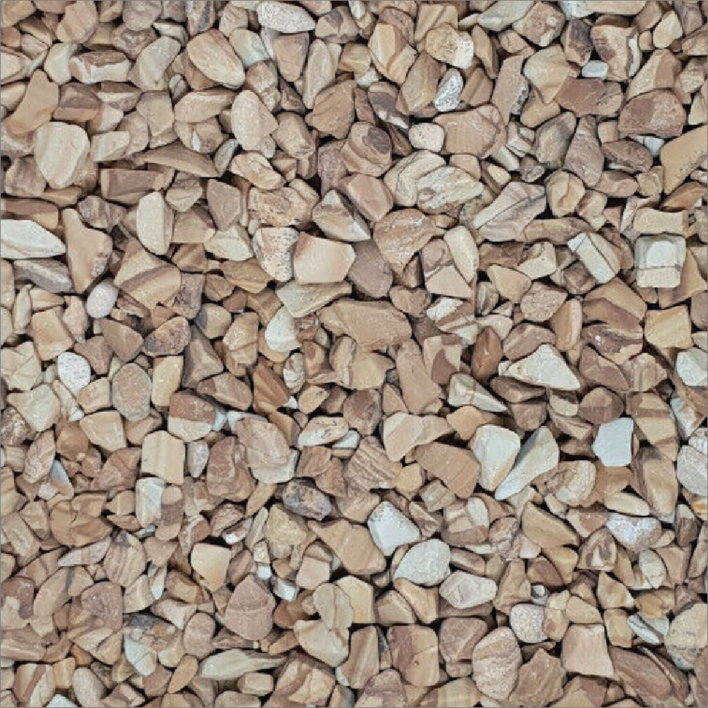 Aqua One 500g-4.8kg Natural Layered Brown Aquarium River Gravel Pebbles