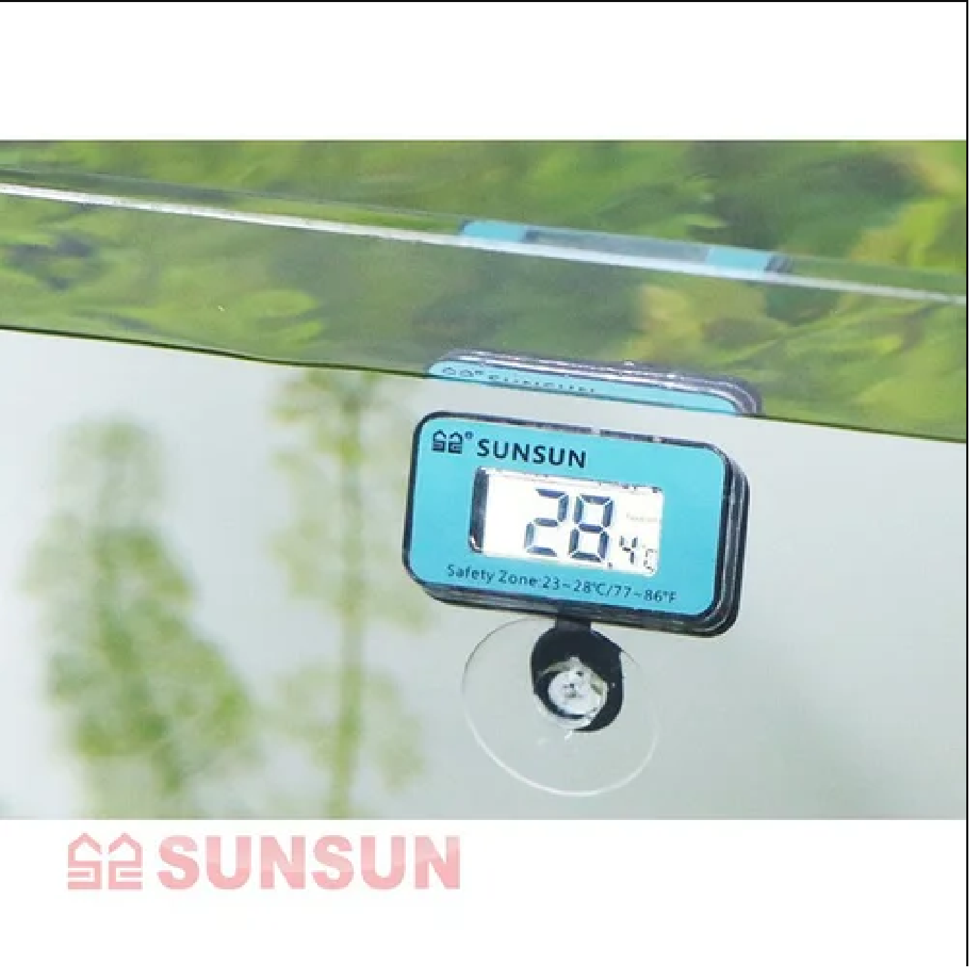 3pcs SUNSUN Digital LCD Fish Tank Thermometer Aquarium Temperature Meter