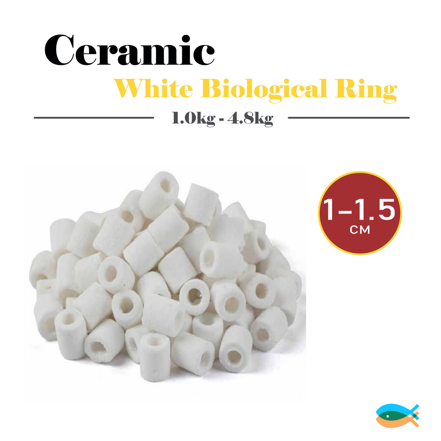 Brand New Filters Media Ceramic Biological Ring Fish Tank Pond