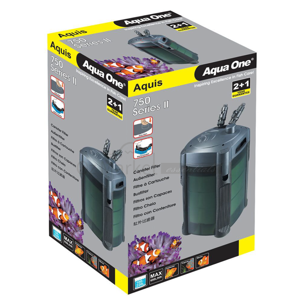 Aqua One 94102 Aquis 750 Series Ii Canister Filter 650L/h External Filter| OzMarket Essentials | Pet Supplies