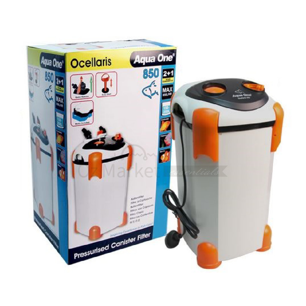 Aqua One Ocellaris 850 Canister Filter 850L/h 94144 External Filter