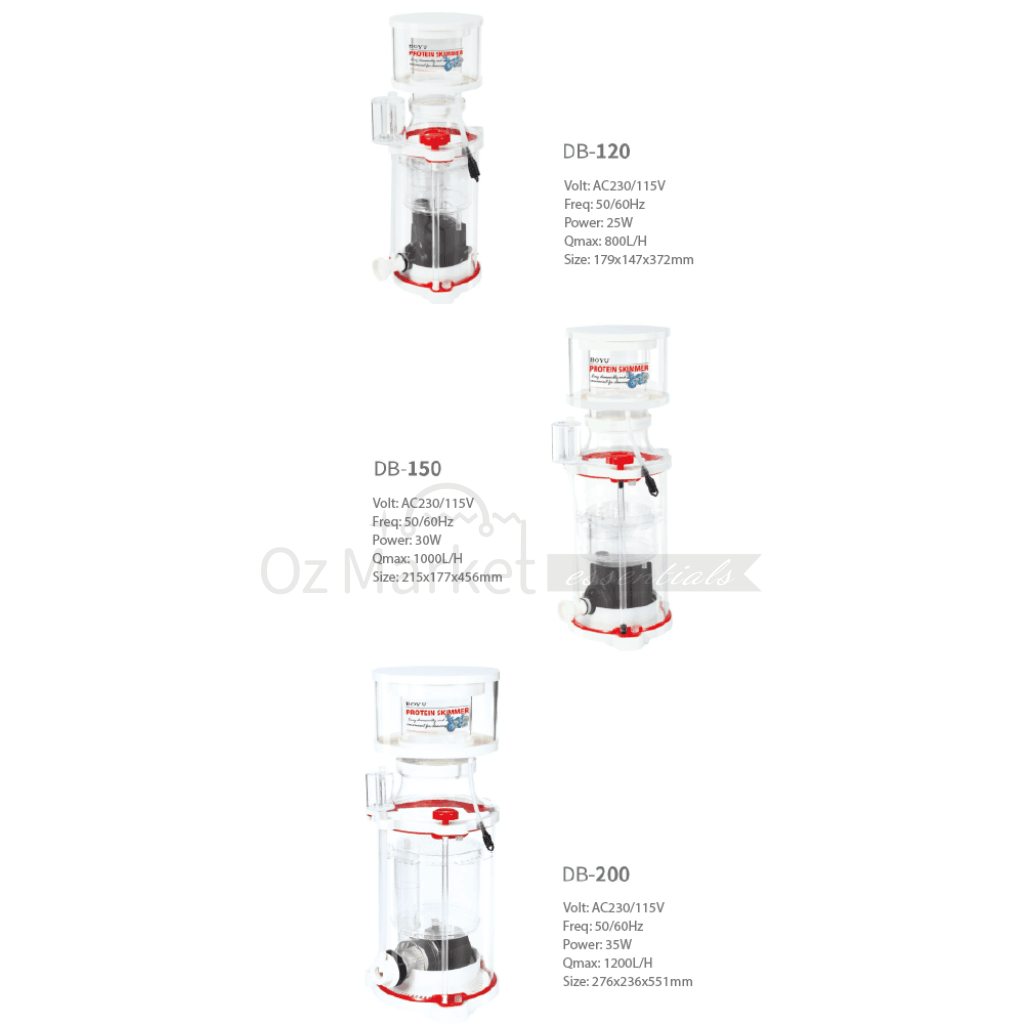 Boyu Reef Marine Fish Tank Protein Skimmer Db-150 30W 1000L/h