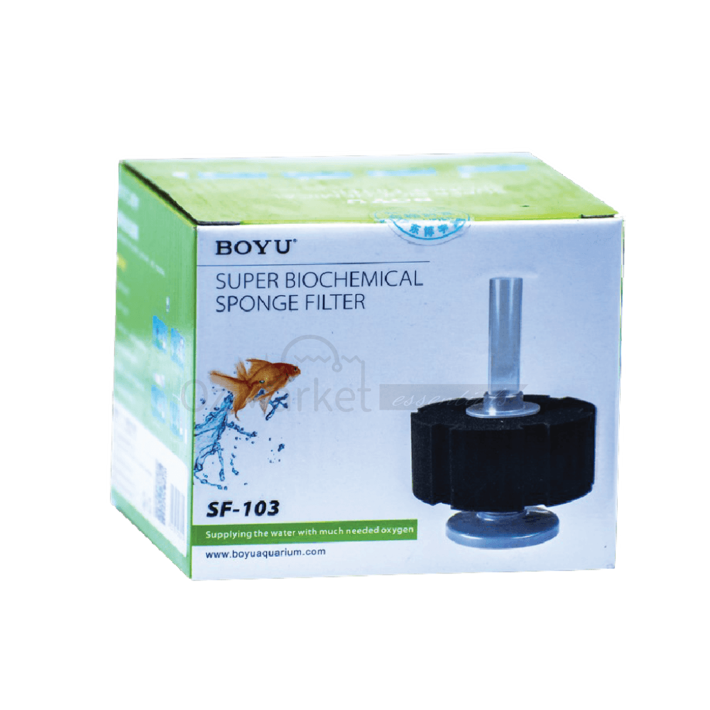 Boyu Super Biochemical Sponge Filter Sf-100 / Sf-101/ Sf-102 Sf-103 Sf-104 12X19Cm Internal Filter