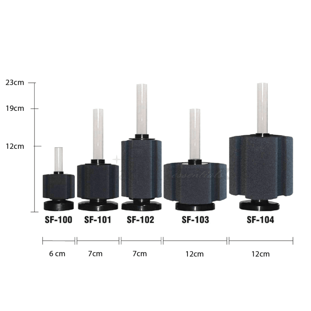 Boyu Super Biochemical Sponge Filter Sf-100 / Sf-101/ Sf-102 Sf-103 Sf-104 6X12Cm Internal Filter