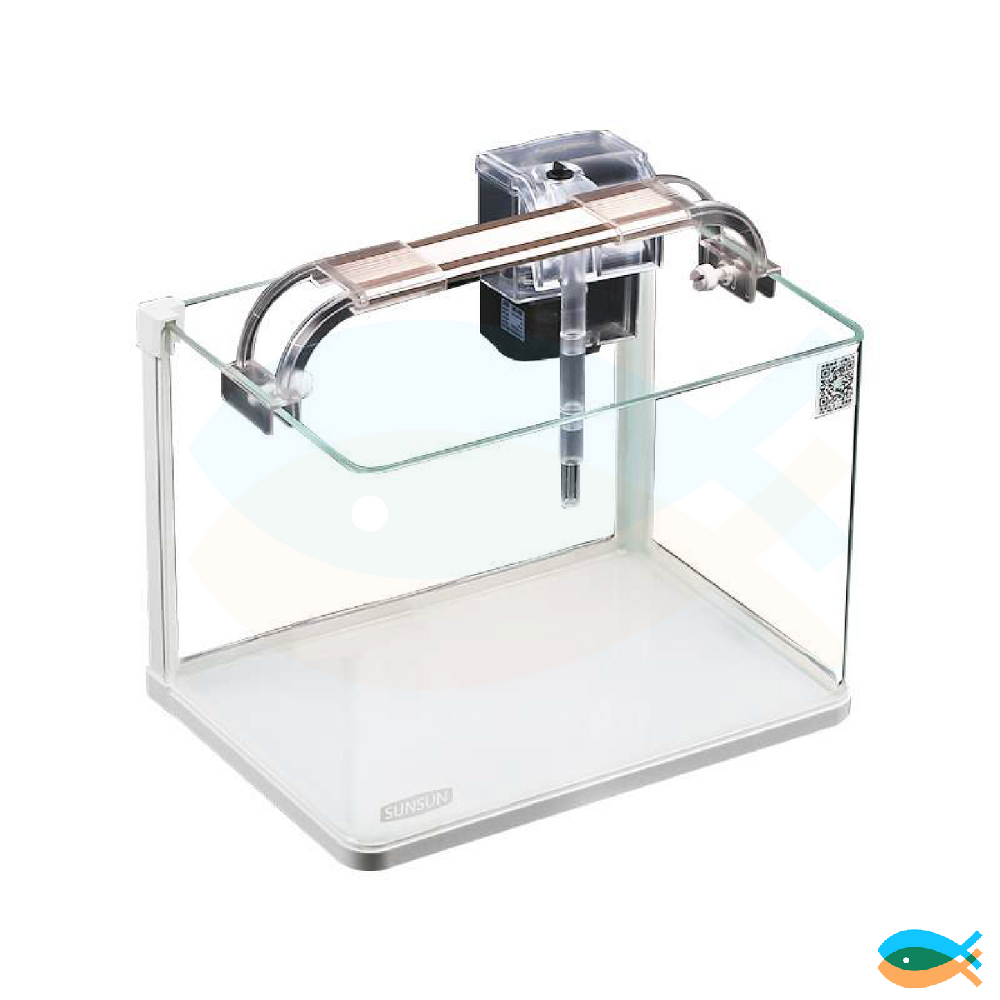SUNSUN HRK-500 31L Open top Curved Front View Aquarium Fish Tank Complete Set