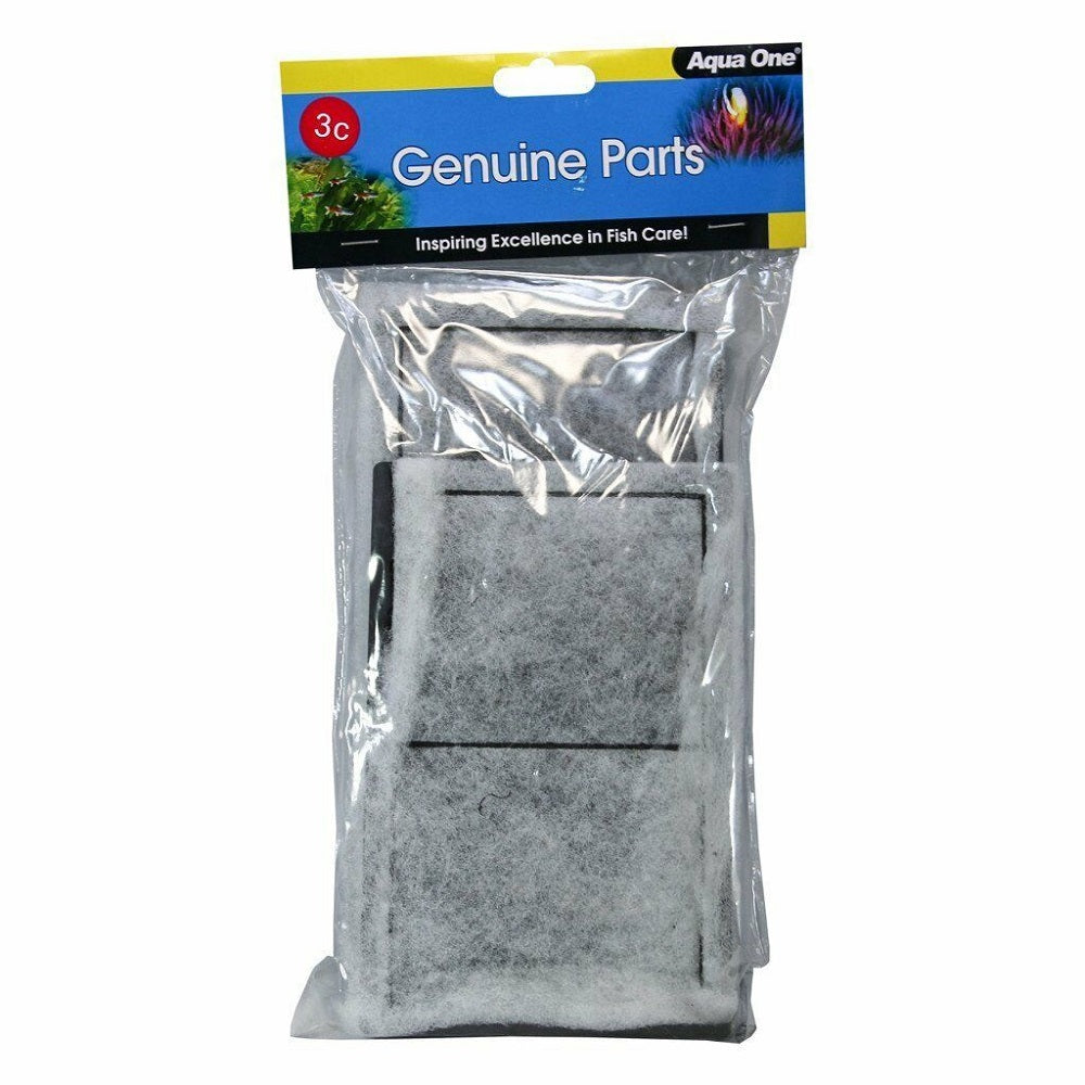 Aqua One 25003C Aquarium Fish Tank Carbon Cartridge 3C 2pk AquaStyle 620/620T