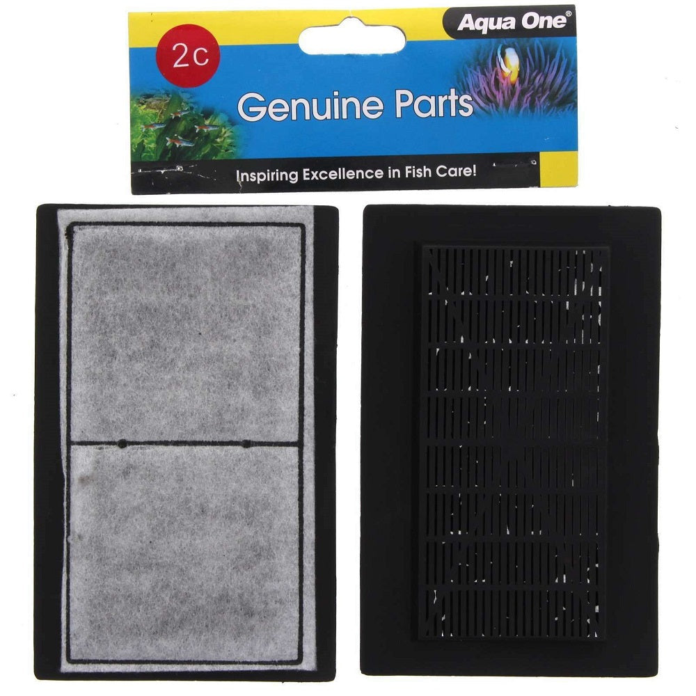 Aqua One 25002C Aquarium Fish Tank Carbon Cartridge 2C 2pk AquaStyle 510