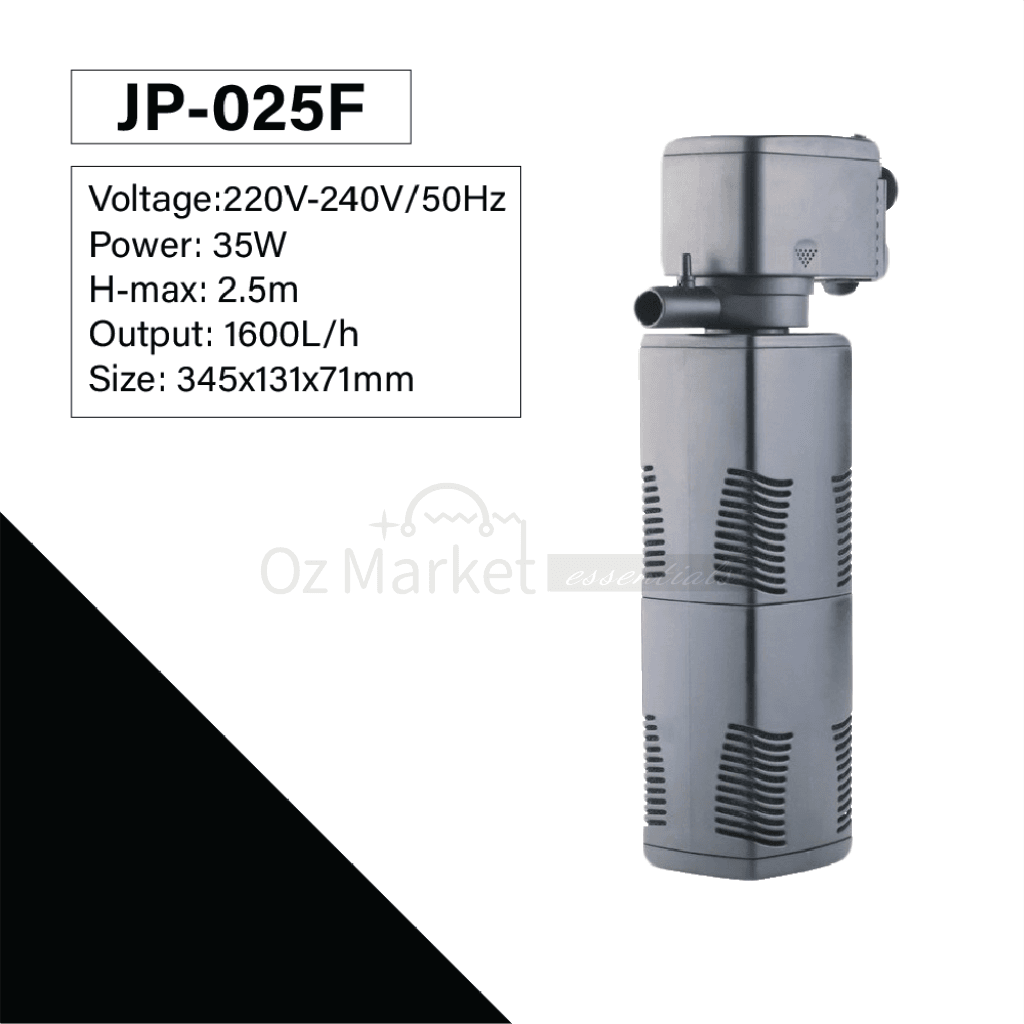 Sunsun 3-In-1 Aquarium Internal Filter Fish Tank Submersible Pump Jp-25F 35W 1600L/h Internal Filter