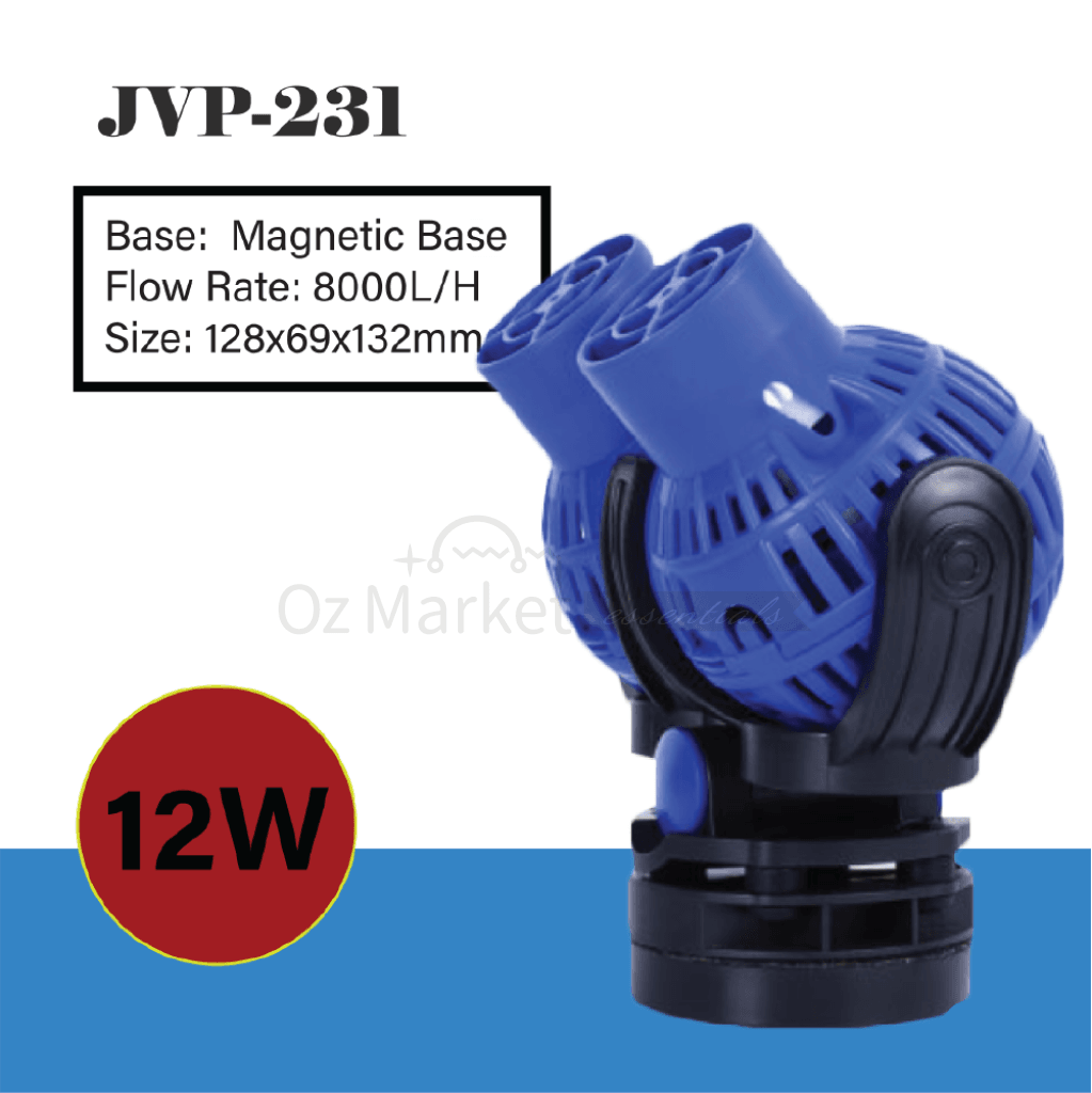 Sunsun 4000L/h-15000L/h Aquarium Fish Tank 360° Wave Maker Water Pump 12W 8000L/h Double