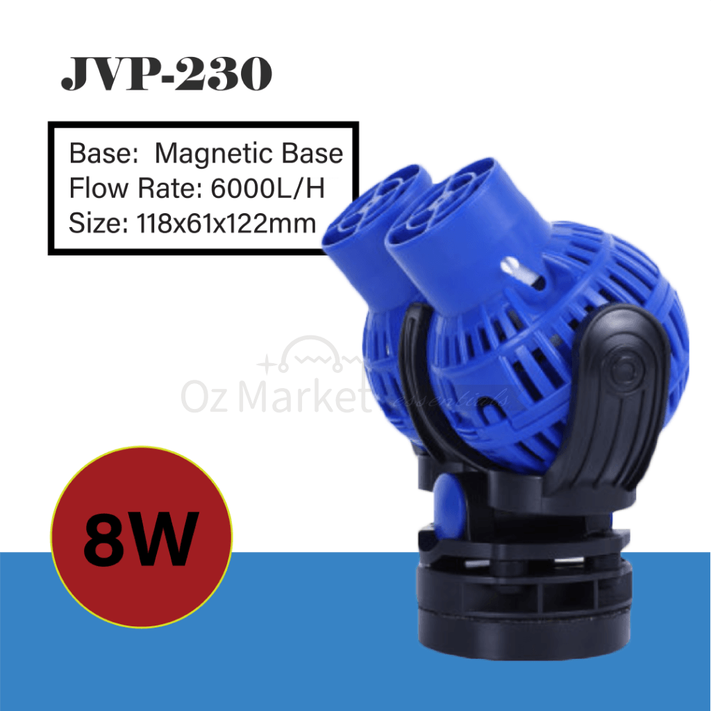 Sunsun 4000L/h-15000L/h Aquarium Fish Tank 360° Wave Maker Water Pump 8W 6000L/h Double