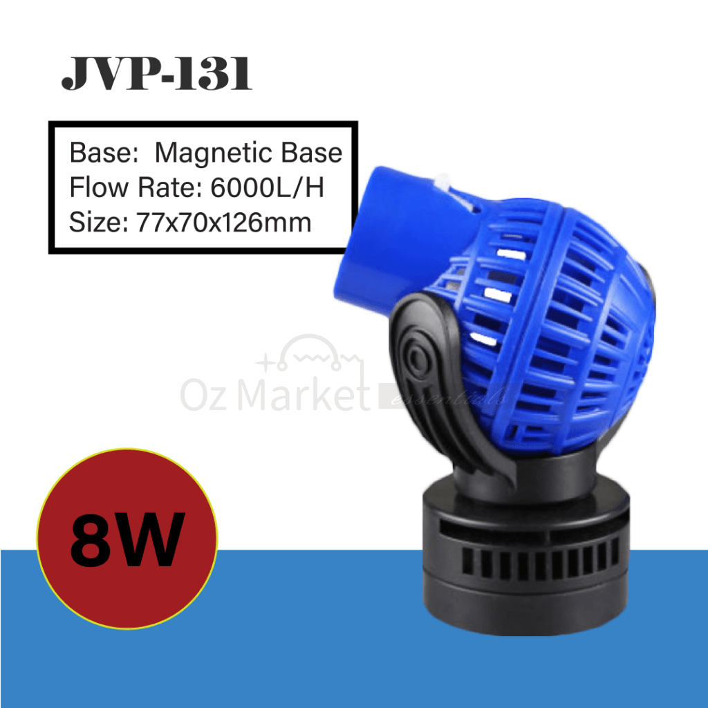 Sunsun 4000L/h-15000L/h Aquarium Fish Tank 360° Wave Maker Water Pump 8W 6000L/h Single