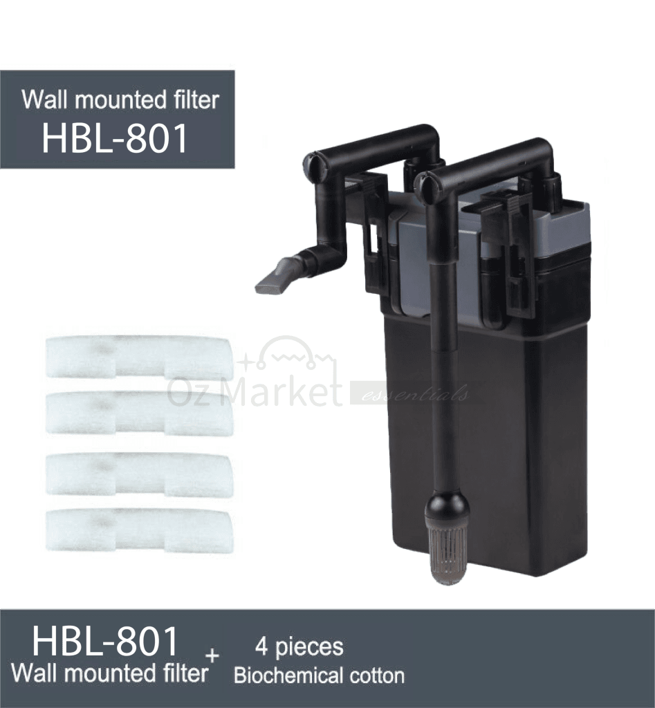 Sunsun 6W 500L/h Aquarium Fish Tank Hang On Filters Hbl-801 500L/h Filter