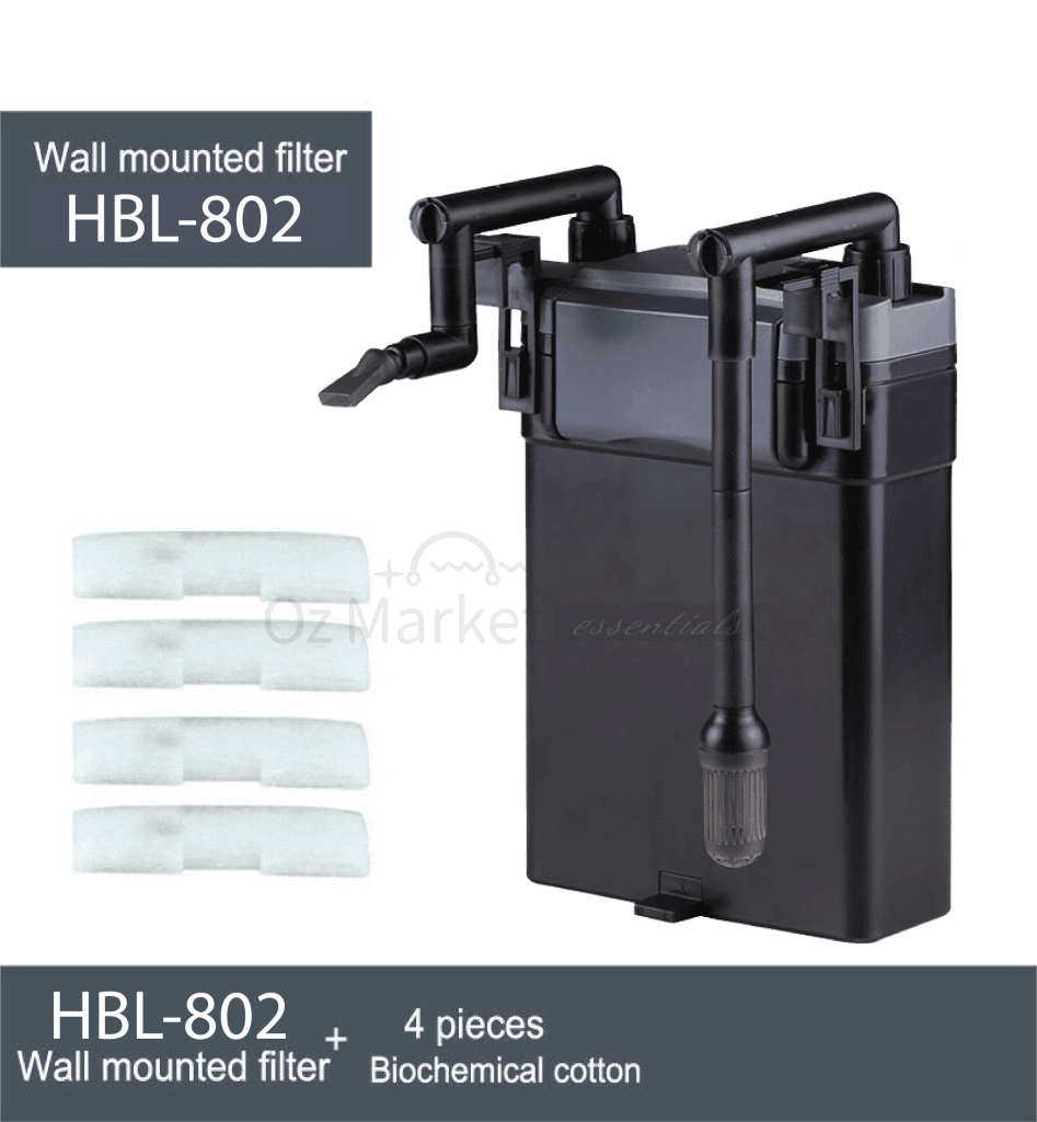 Sunsun 6W 500L/h Aquarium Fish Tank Hang On Filters Hbl-802 500L/h Filter