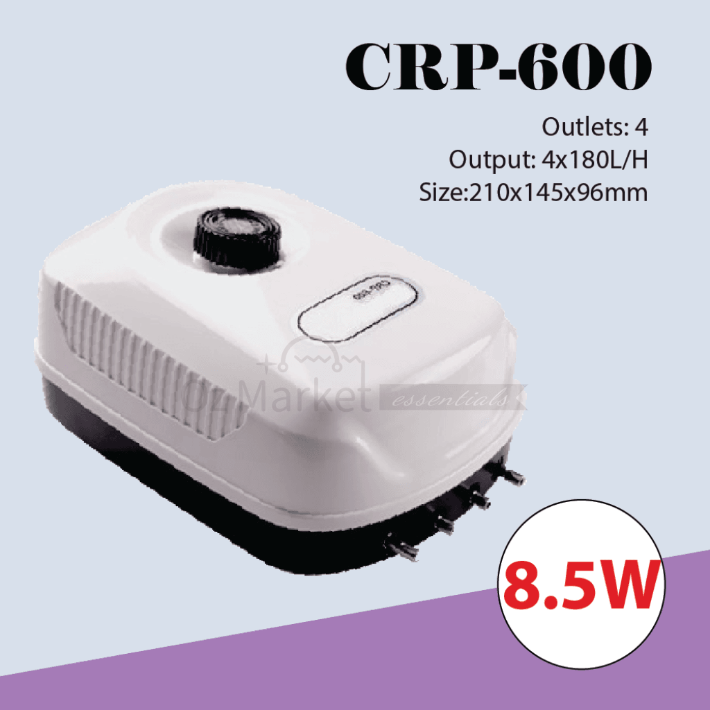 Sunsun 8.5W Brand New 4 X 3L/m Air Pump With Outlets Pumps