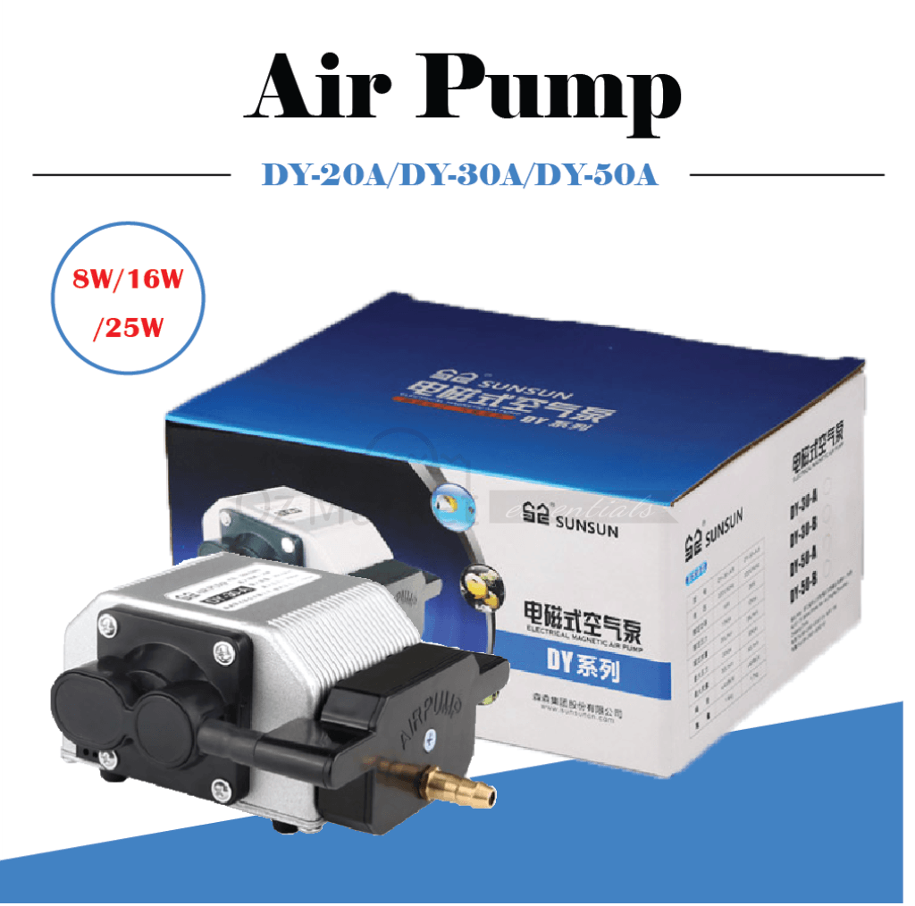 Sunsun Electromagnetic Air Pump Aeration Fish Tank Aerobic Pond Aquarium Air Pumps
