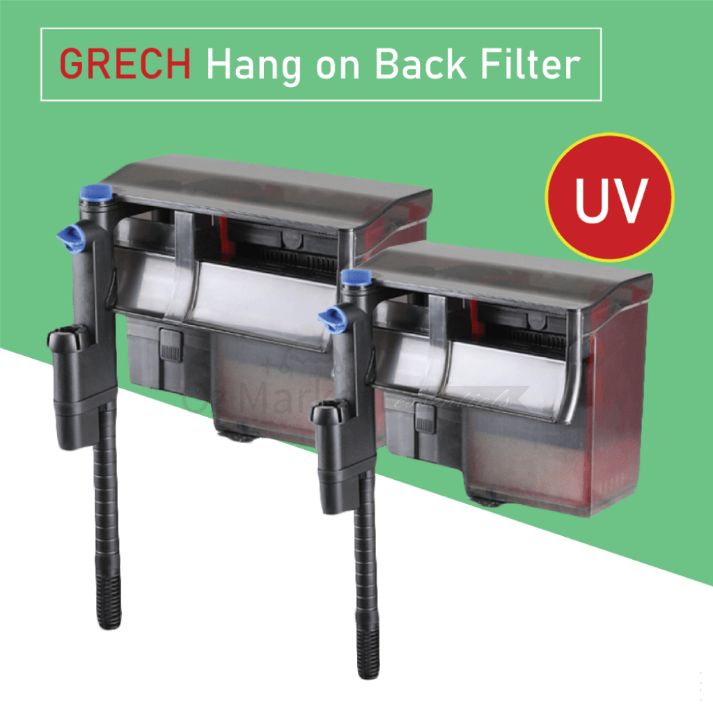 Sunsun Hang On Back Bio-Filter 500L/ 800L/h With Or Without 5W Uv Sterilizer Filter