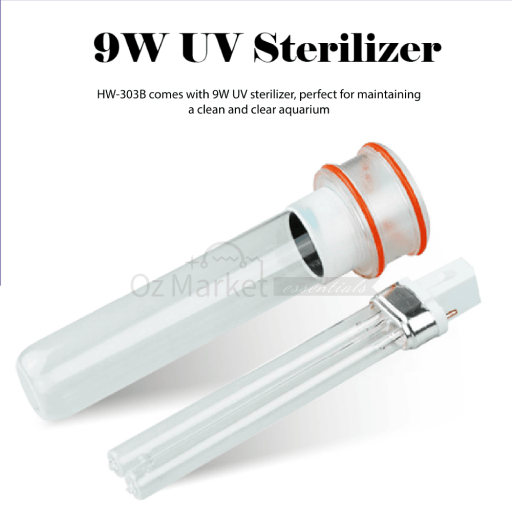 Sunsun Hw-304B - 2000L/h External Canister Filter Uv Light 4 Free Media External Filter