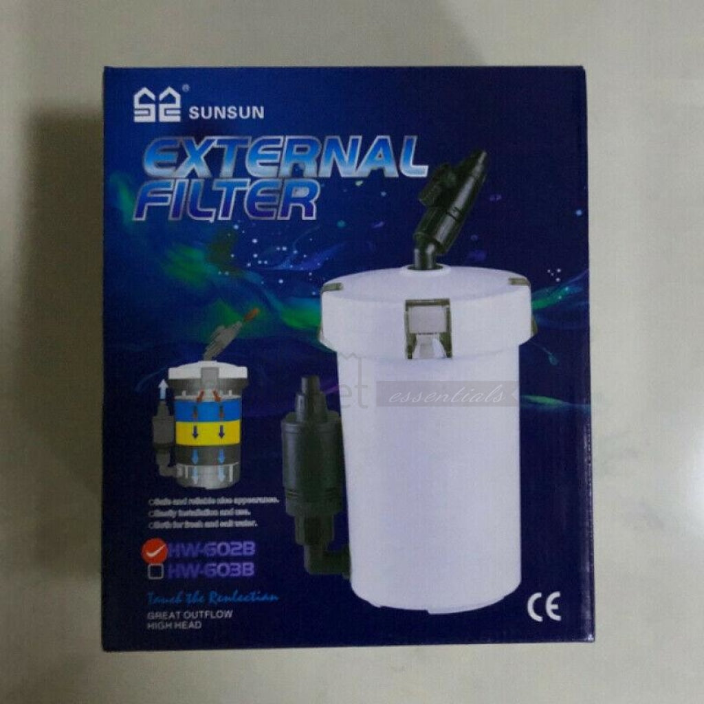 Sunsun Hw-602B- 400L/h Brand New External Canister Filter Complete Set External Filter