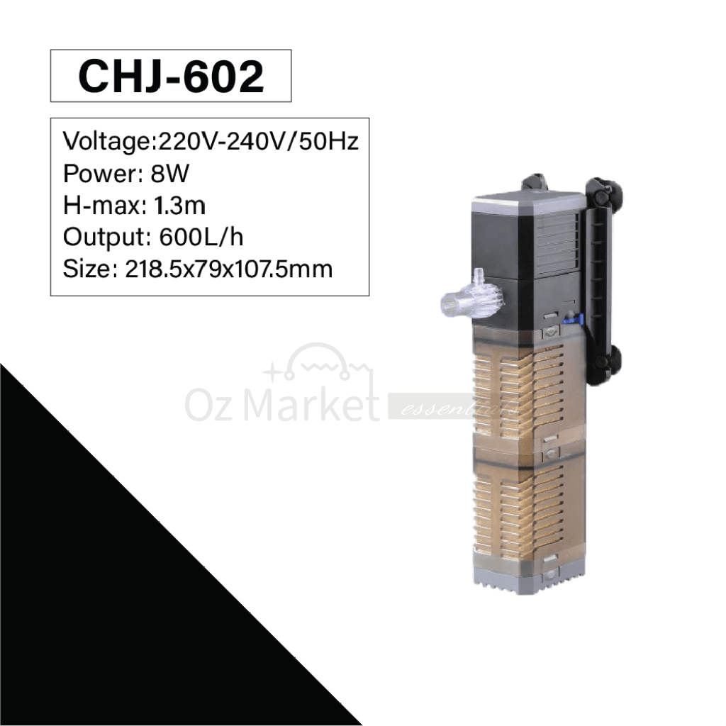 Sunsun Submersible 500L/h-1500L/h Aquarium Fish Tank Internal Filter Pump 8W 600L/h Internal Filter