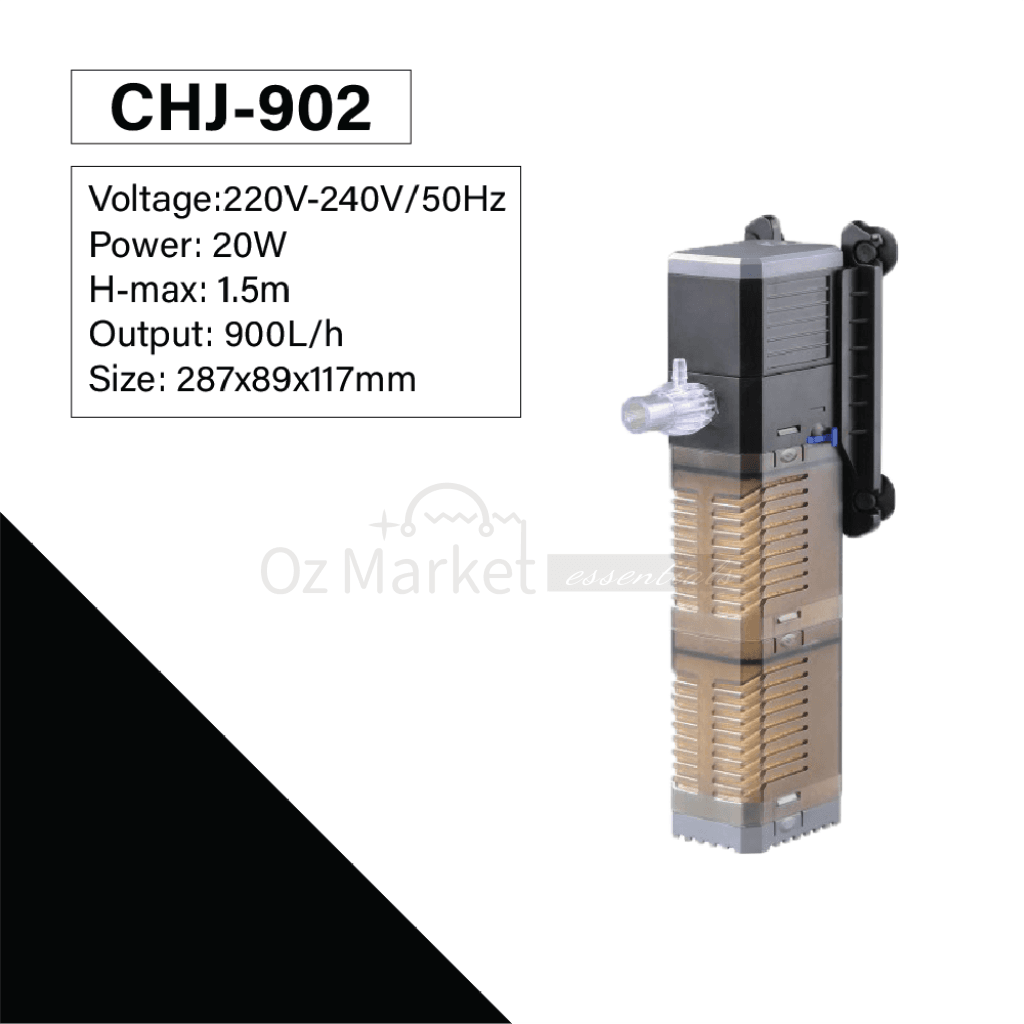 Sunsun Submersible 500L/h-1500L/h Aquarium Fish Tank Internal Filter Pump 9W 900L/h Internal Filter