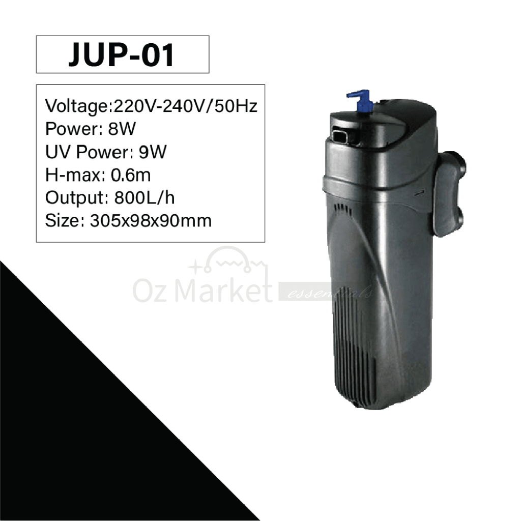 Sunsun Uv 5W/9W Sterilization Filter Pump Multi-Functional Water Jup-01 Power 8W Uv9W 800L/h