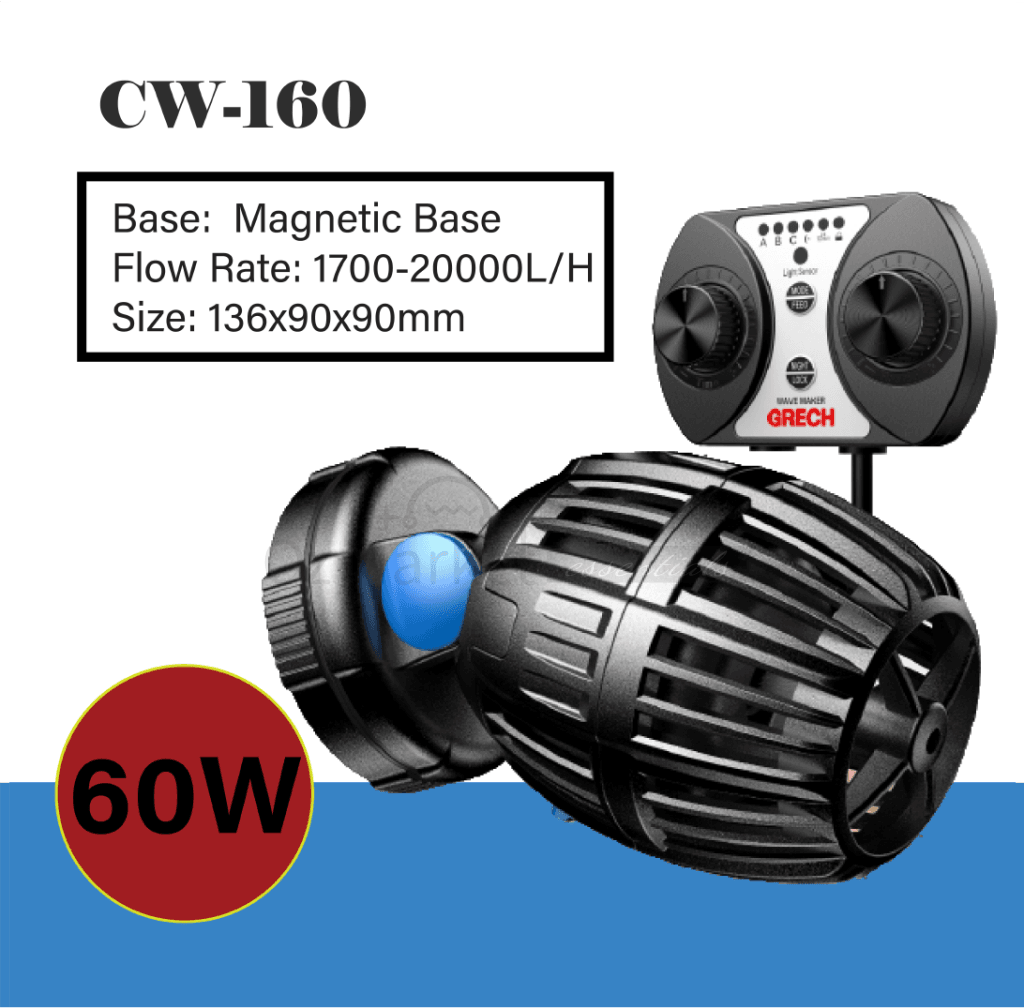 Sunsun(Grech) Multi-Function Flow Rate Adjustable 500-20000/h Wave Maker Cw160 1700~20000L/h