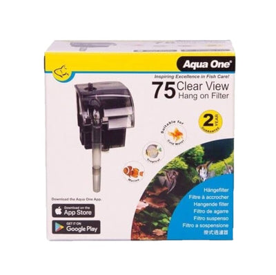 Aqua One ClearView 75 Hang On Filter 190L/H 29023