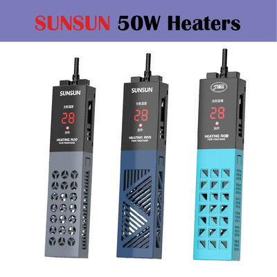 Sunsun Submersible Fish Tank Glass Heater 50W